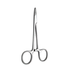Portaagujas Halsey de 5 Pulgadas (13 cm), Instrumentos Quirúrgicos Lisos y Dentados de Carburo de Tungsteno, Proveedor y Fabricante Mayorista - Product Image 1