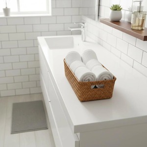 Rustic Bohemian Decor Seagrass <b>Basket</b> Handmade <b>Storage</b> <b>Basket</b> Wholesale eco-friendly Made in Vietnam - Product Image 3