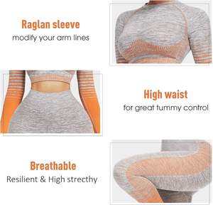 Ensemble de yoga personnalisé : Leggings taille haute et soutien-gorge de sport légers 19. Vêtements de sport pour femmes, ensemble 2 pièces, leggings taille haute, soutien-gorge de sport rembourré - Product Image 5