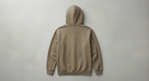 Sweat-shirt à capuche pour homme en kaki, coupe classique, poche avant, tricoté, décontracté, pour l'hiver, 100% polyester, imprimé, écologique - Product Image 3