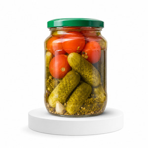 Premium Quality Tasty Vietnam Factory <b>Pickled</b> Assorty Cucumber and Tomato Packed in Various Size <b>Jar</b> - Product Image 1