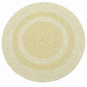 New Arrival Floral Glass Beaded <b>Table</b> Mat Beaded Charger Plate Beaded Place Mats Christmas Special Events and Home Decor - Product Image 1