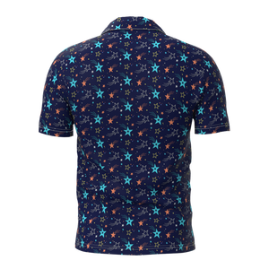 เสื้อโปโลกอล์ฟพิมพ์ลายตามสั่ง แห้งเร็ว 100% โพลีเอสเตอร์ สำหรับผู้ชาย แขนครึ่งตัว ระบายอากาศได้ดี เป็นมิตรกับสิ่งแวดล้อม ลายเรียบ - Product Image 6