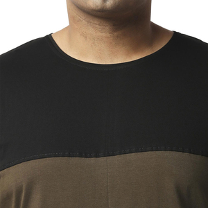 Custom Drop Shoulder Heavyweight Blank Cotton Men's <b>T</b>-<b>Shirts</b> O-Neck Canvas Breathable Eco-Friendly Regular Fit Short Sleeves OEM - Product Image 5
