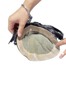 เรามีคุณภาพที่ดีที่สุดของผมคนอินเดีย100% ยังไม่ผ่านกระบวนการผมมนุษย์หนังกำพร้าแบบเดี่ยวจัดแนวกับสีสไตล์เนื้อทั้งหมด - Product Image 2