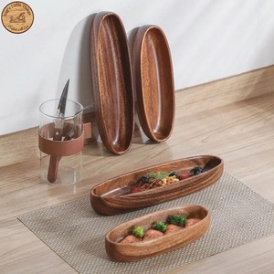 Tazón de madera artesanal para servir en la cocina del hogar, con acabado de madera natural duradero, perfecto para servir frutas frescas y ensaladas. - Product Image 2