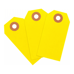 Étiquettes d'identification d'équipement robustes jaunes pour la marquage de sécurité - Product Image 3