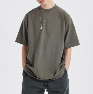 เสื้อยืดผู้ชายดีไซน์ล่าสุด หลายสไตล์ สีดำ ทรงหลวม ระบายอากาศได้ดี เสื้อยืดสำหรับผู้ใหญ่ - Product Image 3