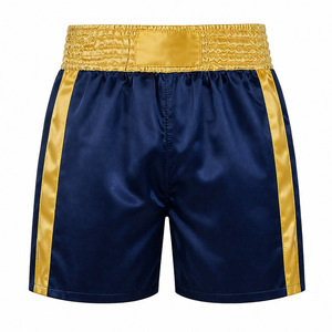 Shorts de boxe haut de gamme, vêtements de combat de boxe, satin flexible, respirant, respectueux de l'environnement, shorts de protection pour l'entraînement, fabrication OEM, vente en gros - Product Image 4