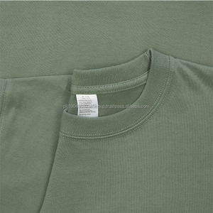 เสื้อยืดผู้ชายทรงหลวมขนาดใหญ่พิเศษสำหรับผู้ชายเสื้อยืด300g แบบเรียบการระเหิดแบบกำหนดเองสำหรับฤดูร้อน - Product Image 4