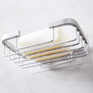 Stainless Steel Self-Adhesive Shower Wall <b>Soap</b> <b>Holder</b> No Drill Bathroom <b>Soap</b> <b>Dish</b> Rustproof Storage Rack Organizer - Product Image 4