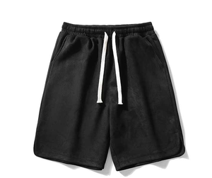 Shorts de loisirs pour hommes, shorts décontractés d'été, 100% polyester, toile, séchage rapide, fermeture à cordon, polyvalents pour le sport et les loisirs - Product Image 4