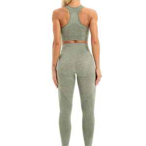 Conjunto de Yoga Profesional para Mujer, Transpirable, de Secado Rápido, Servicio OEM - Product Image 5