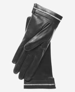 Leather <b>Touchscreen</b> <b>Gloves</b> Wrist Length Breathable Plain Style Thermal Warmth Casual Winter Use Unlined Black - Product Image 4