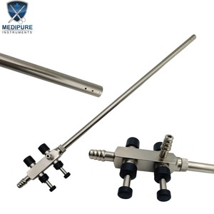 Cánula de Irrigación por Succión de Alta Calidad, Instrumento Quirúrgico de Acero Inoxidable para Procedimientos Laparoscópicos y de Cirugía General - Product Image 1