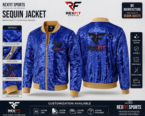 Custom Velvet Track <b>Jacket</b> <b>Sparkling</b> Sequin Feather Design Fashion Outerwear OEM ODM - Product Image 2