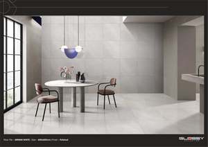 Baldosas de Porcelana de Lujo con Efecto Mármol Beige GVT PGVT, 600x600mm 60x60cm, Superficie de Alto Brillo, 8.5mm de Espesor, Residenciales - Product Image 4