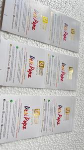 Logo Printed Rectangle <b>Stickers</b> | Custom Brand Label <b>Stickers</b> for Product Packaging Boxes <b>Bottles</b>-Waterproof Gloss Finish - Product Image 2