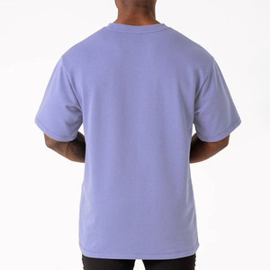เสื้อยืดทรงบ็อกซี่ผ้าคอตตอนหนาน้ำหนักมาก สไตล์สตรีทแวร์ แขนสั้น สำหรับผู้ชาย ขายส่ง รับสกรีนโลโก้ตามสั่ง - Product Image 2