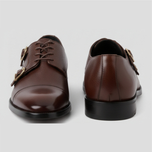 Chaussures habillées d'automne pour hommes en cuir véritable à bout fermé, confortables, faites à la main, couleur personnalisable, modèle 2026, les mieux notées - Product Image 1