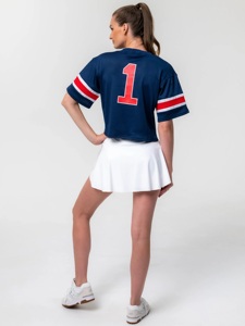 <span class=keywords><strong>Maillot</strong></span> <span class=keywords><strong>de</strong></span> football américain personnalisé imprimé Hip Hop, manches courtes, séchage rapide, respirant, en maille 100% polyester, uni, pour adultes - Product Image 3