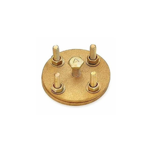 Abrazadera de prueba plana de latón para cinta de tierra y conexiones de puesta a tierra eléctrica - Product Image 6