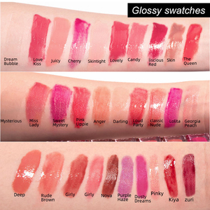 Vegan Cruelty-Free Fashion Shimmer & Matte Liquid <b>Lipstick</b> Lightweight Non-Sticky Hydrating Long-Lasting Mineral Formula - Product Image 2