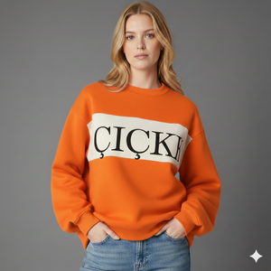 Sweat-shirt oversize à col montant pour femme, pull d'hiver décontracté, coupe ample, idéal pour les tenues superposées - Product Image 4