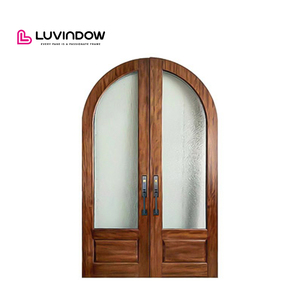 <span class=keywords><strong>Design</strong></span> in legno classico originale <span class=keywords><strong>porta</strong></span> d'ingresso anteriore in legno massello per Villa residenziale moderna battente in vetro trasparente <span class=keywords><strong>porta</strong></span> classica in legno - Product Image 1