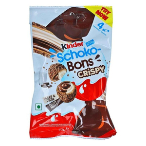 Kinder Schoko-Bons, Dulces de Chocolate Crujiente, Paquete de 96 Unidades, Ideal para Compartir, Precio Increíble, Bocaditos de Chocolate - Product Image 1