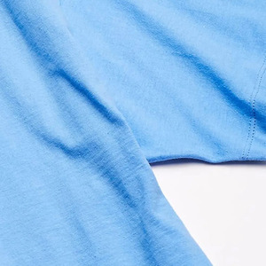 T-shirt homme à manches courtes coupe ajustée, nouveau style, pour tenue décontractée, logo personnalisé, t-shirts homme unis teints, en vente, grandes tailles - Product Image 6