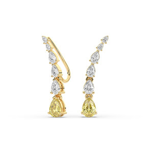 2.70CT Luxeshine Jewellery Premium Lab Grown <b>Diamond</b> <b>Earrings</b> 14K Solid Gold IGI Certified Wedding Anniversary Gift - Product Image 3
