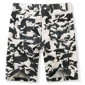 Custom Solid Casual Eco-Friendly Cotton <b>Cargo</b> <b>Shorts</b> Relaxed Fit Functional Pockets <b>Lightweight</b> Breathable Comfortable Fabric - Product Image 2