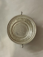 Artisanat indien écologique en cuivre fait main, bol décoratif plaqué argent pour la maison, pot flottant décoratif pour fleurs