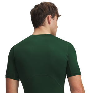 เสื้อรัดรูปแขนสั้นคอปกแบบเรดแลนสำหรับผู้ชาย ยี่ห้อ OEMs Maker รุ่น Men Plain Rush Guard แห้งเร็ว ระบายอากาศได้ดี เหมาะสำหรับวิ่ง - Product Image 4