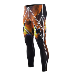 Leggings de yoga sans couture pour hommes, séchage rapide, sublimation personnalisée, longueur intégrale, couleur personnalisée, compression élastique – Grande Vente - Product Image 4