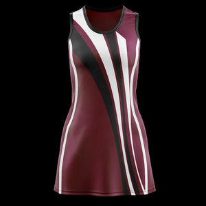 Nuevos uniformes de netball sublimados para mujer, de alta calidad, personalizados para equipos, con cuello en V, conjuntos de netball para niñas, los más vendidos. - Product Image 5