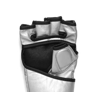 Guantes Profesionales de Cuero para MMA, para Entrenamiento de Grappling, Palma Abierta, Acolchado de Alta Densidad, Equipo de Boxeo - Product Image 6