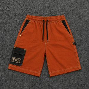 Denim Cargo Utility <b>Shorts</b> Homme Custom Washed Black Y2K <b>Men's</b> Multi-Pocket Streetwear Pantalon Cargo Court Low MOQ France - Product Image 1