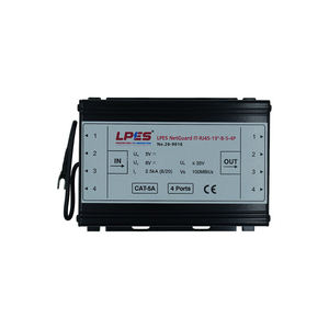 RJ45 100Mbps Ethernet Surge Protector 24V PoE Inline LAN Lightning Protection Network Data Line Interface Module - Product Image 4