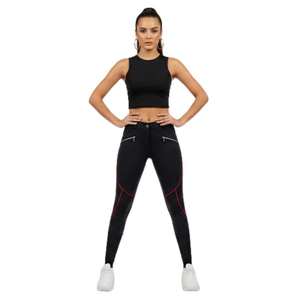 Pantalon d'équitation Jodhpur pour femme OEM, avec grip en silicone de qualité supérieure, fermeture en polyester, taille haute, durable, respirant - Product Image 2