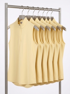 Chaleco de equitación sin mangas para mujer con media cremallera y cuello alto para entrenamiento de equitación - Product Image 5