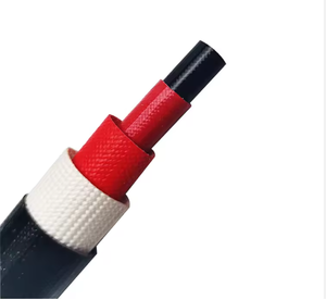 Funda Protectora de Fibra de Vidrio Trenzada Ignífuga para Cables y Arnés de Cableado - Product Image 1