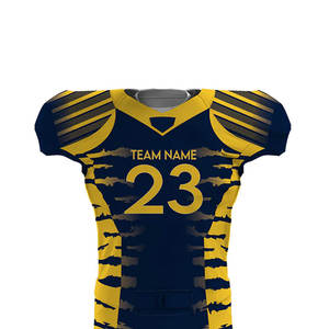 Men's Sublimation Team Name Numbers Printed Football Jersey Set V-<b>Neck</b> Short Sleeve 100%Polyester Fabric Pullover Sports Jerseys - Product Image 5