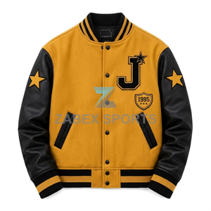 Chaqueta Casual Reversible para Hombre, Estilo Urbano, Moda de Invierno, Ecológica, Resistente al Viento, con Letras, Fabricación OEM - Product Image 2