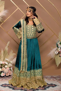 Nuevo Diseño de Vestido Afgano Pashtun Nuristan Kabul, Vestido Largo de Moda al por Mayor, Vestido Afgano Transpirable con Bordado para Mujer - Product Image 4