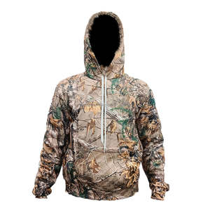 Sudadera con Capucha Personalizada para Hombre, 100% Algodón/Poliéster, Estilo Holgado, Forro Polar Grueso, Bordada e Impresa con Camuflaje RealTree - Product Image 3