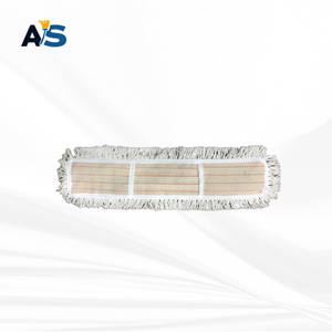 A&S Durable 5x24 Dust Mop with Cotton Thread Self-Wringer Reusable for Multi-Floor Cleaning - Product Image 1