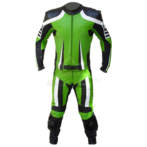 Traje de Motociclismo de Cuero para Hombre, Manga Larga, Resistente al Viento, Equipo de Protección para Todas las Estaciones - Product Image 6