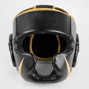 ราคาขายส่ง คุณภาพสูง ปรับแต่งได้ หมวกป้องกันศีรษะสำหรับชกมวย ขายดีที่สุด ขนาดสำหรับผู้ใหญ่ หนังแท้ ทนทาน ปรับได้ - Product Image 1